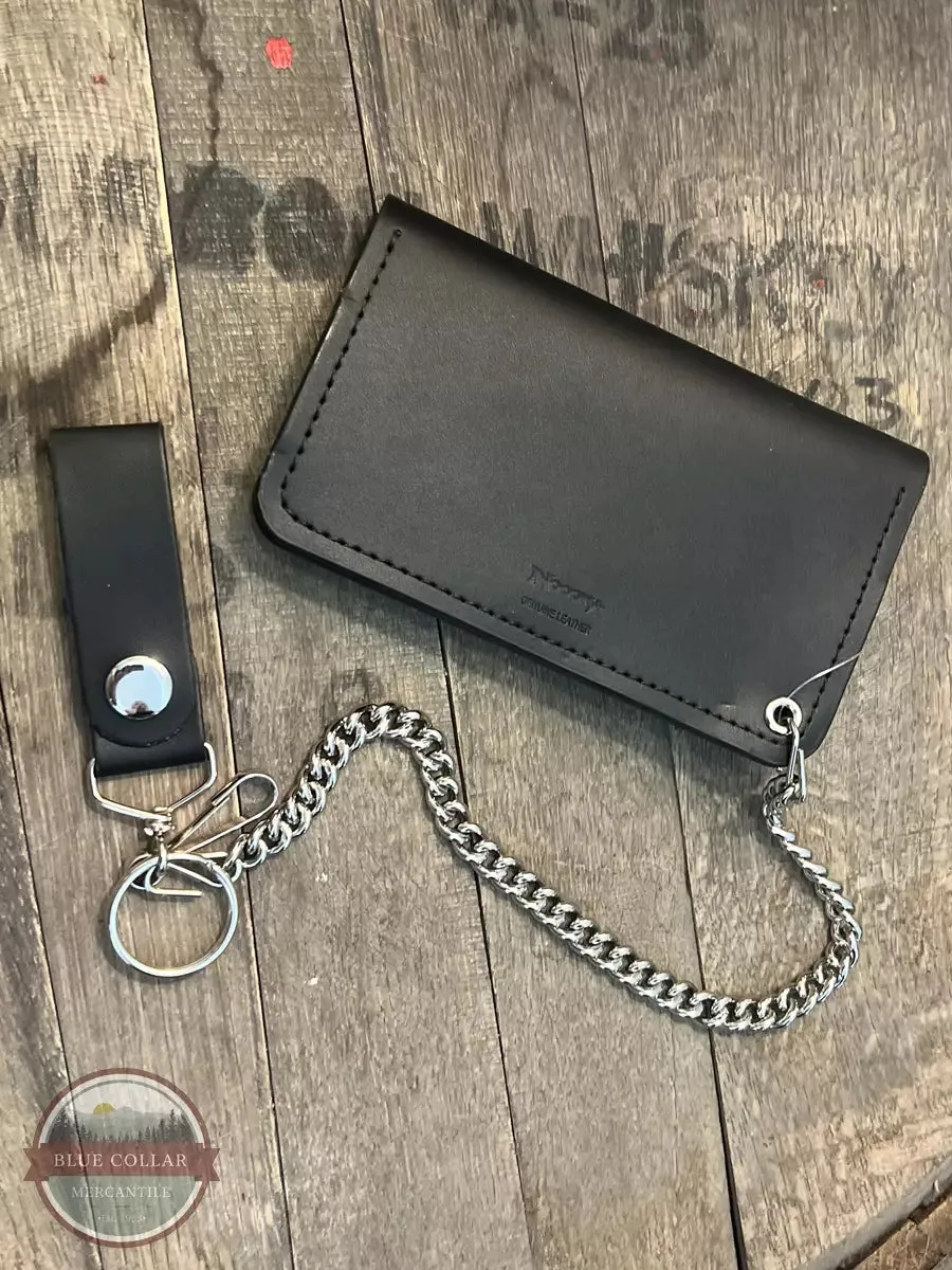 0602401 Biker 2 Pocket Chain Wallet in Black