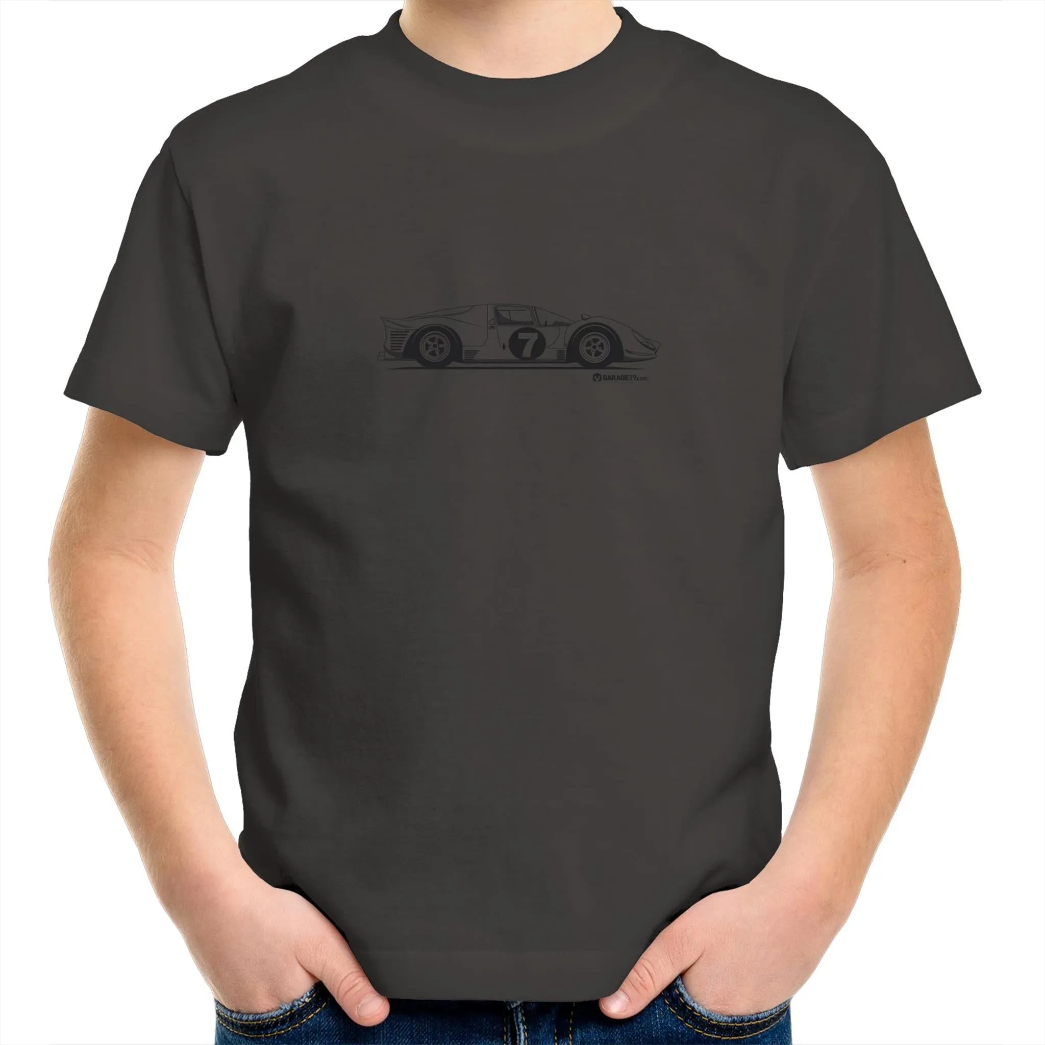 1966 Ferrari 330 P3/4 Kids Youth Crew T-Shirt