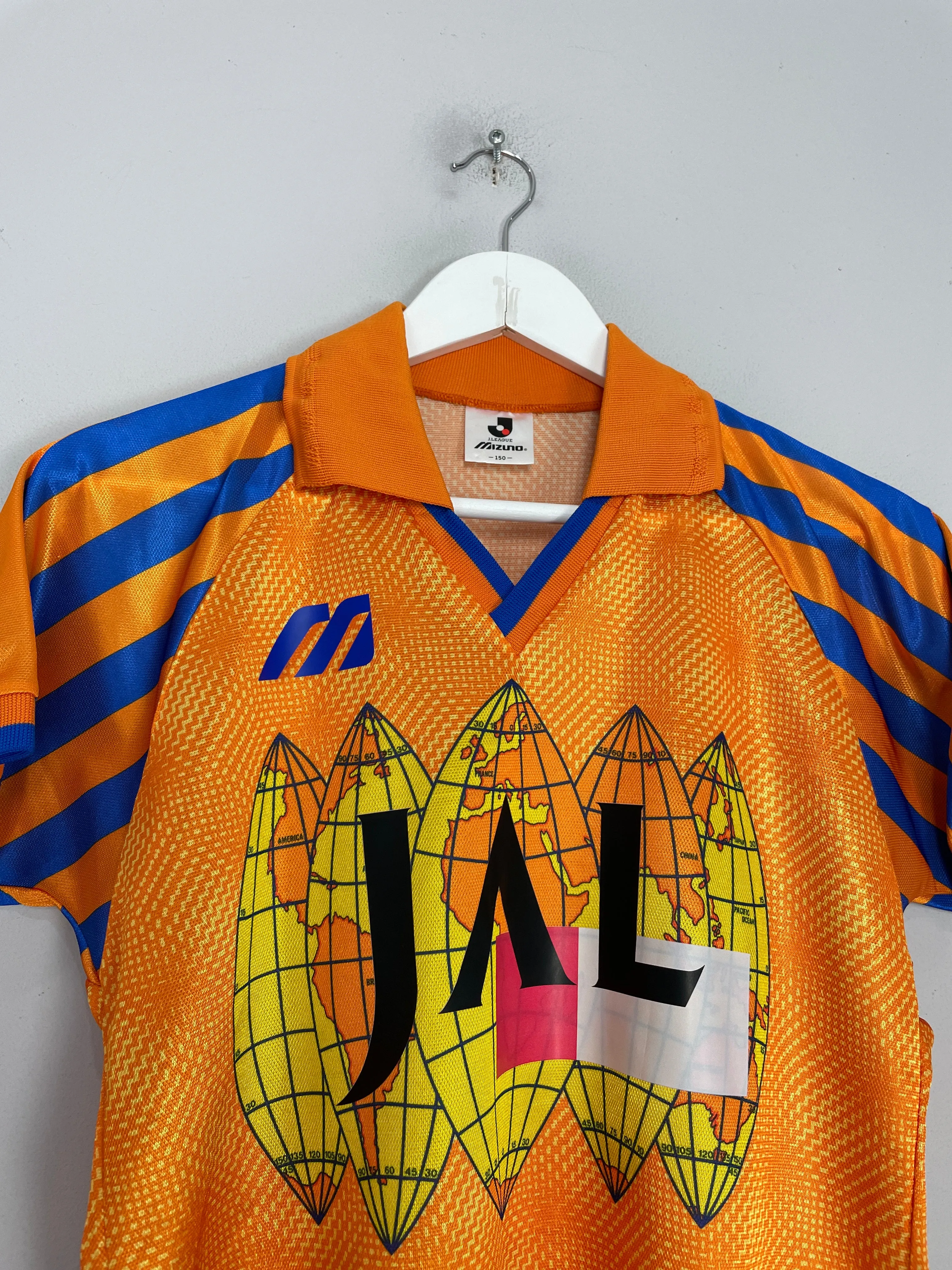 1993/94 SHIMIZU S-PULSE HOME SHIRT (L.KIDS) MIZUNO