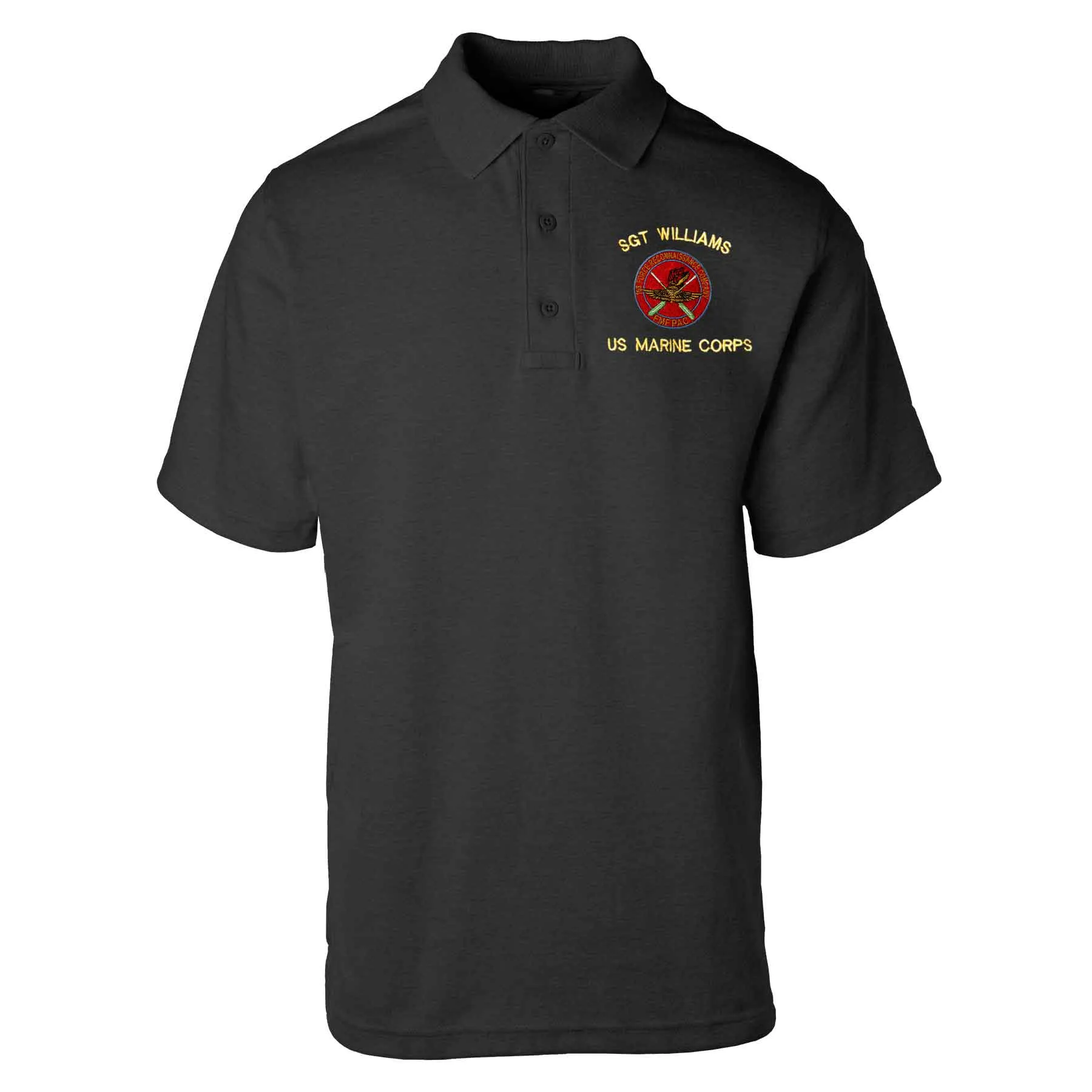 1st Force Recon FMF PAC Embroidered Tru-Spec Golf Shirt