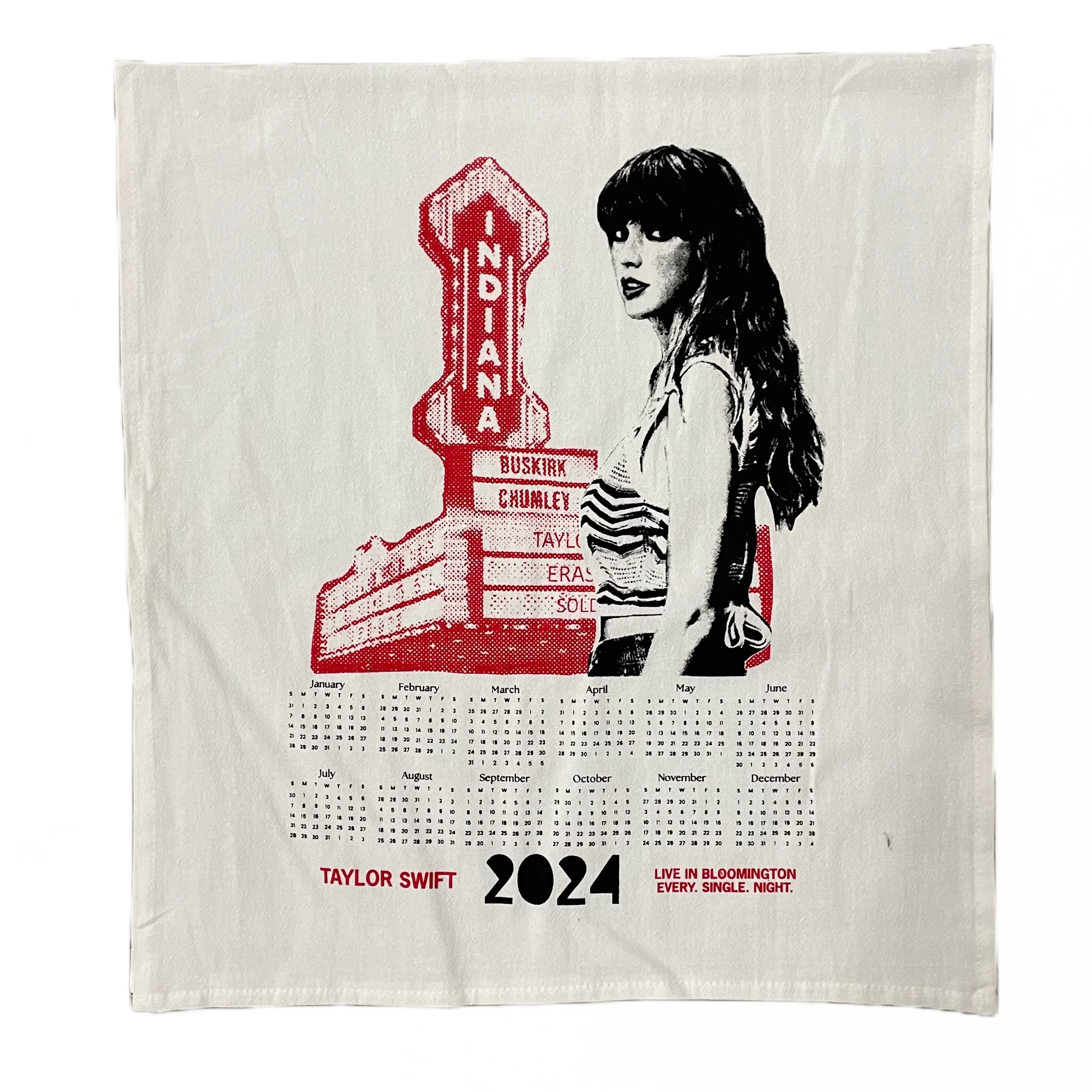 2024 Calendar Towel - Live at the Buskirk Chumley