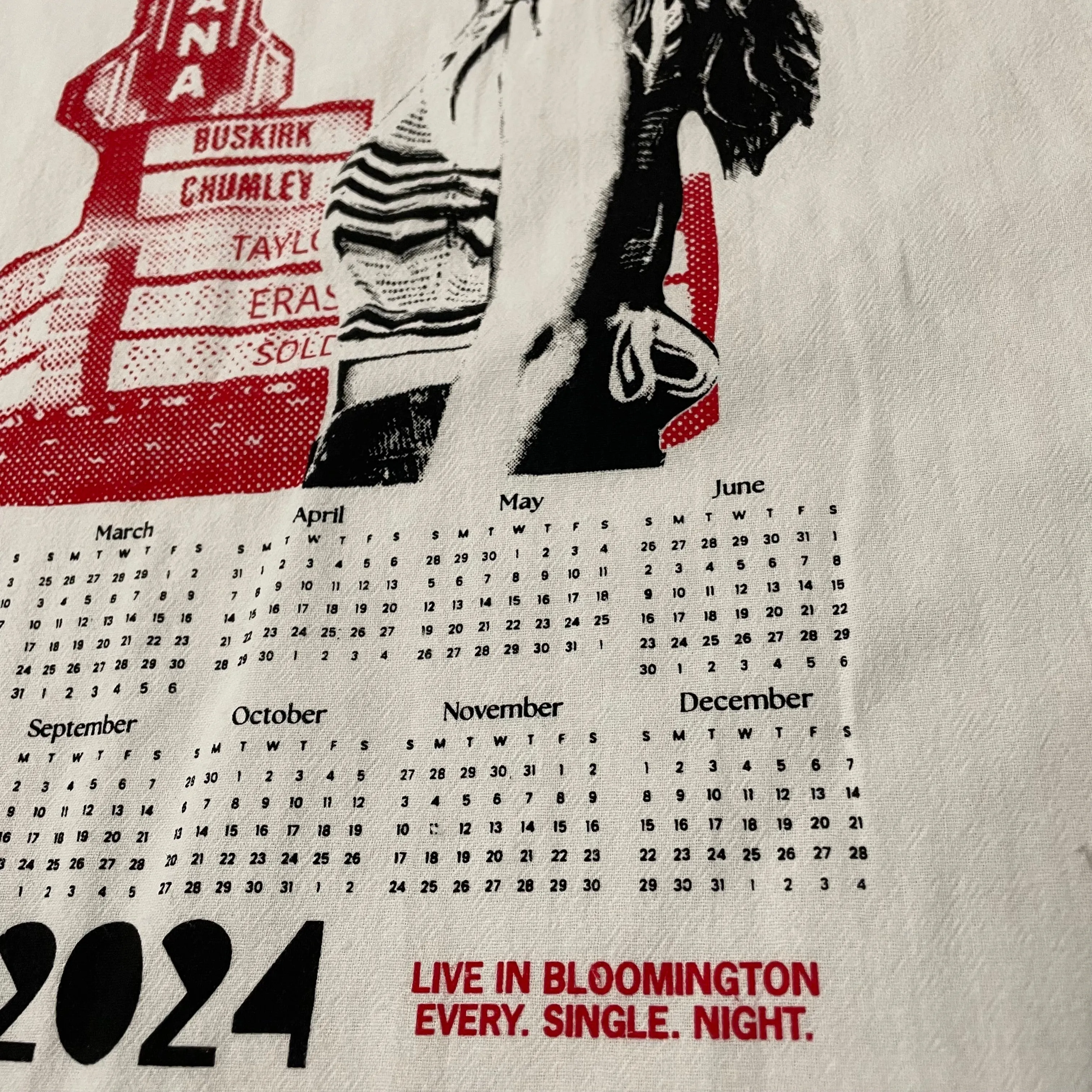 2024 Calendar Towel - Live at the Buskirk Chumley