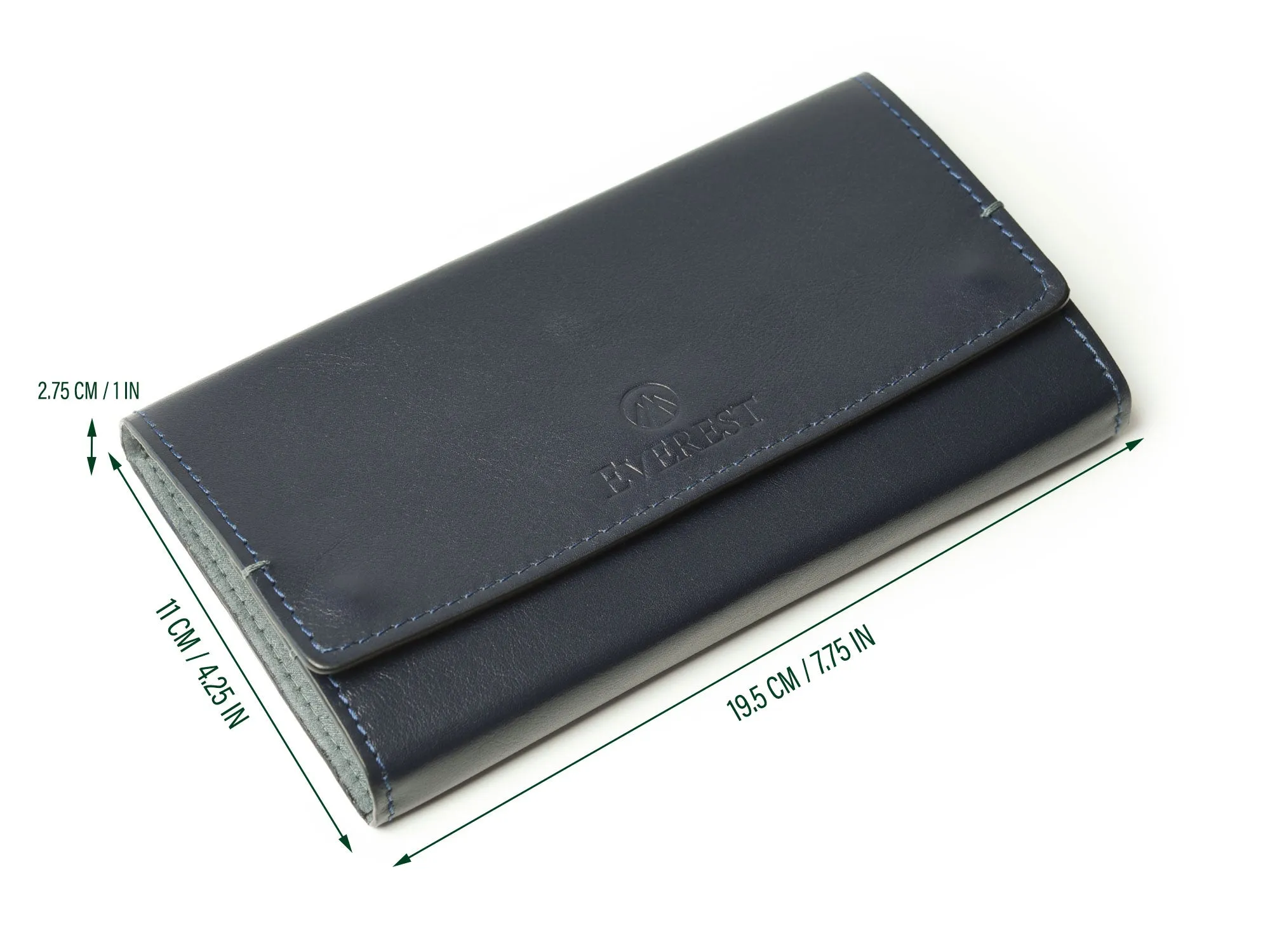 3-Slot Watch Wallet Blue