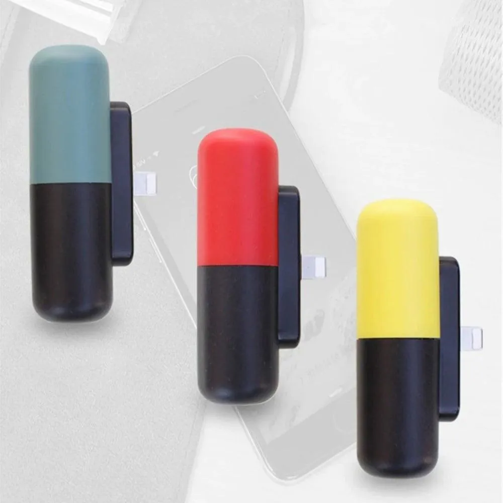 3000mAh Super Mini Emergency Capsule Power Bank (Type C/ Lightning)