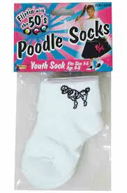 50'S POODLE SOCKS - KIDS