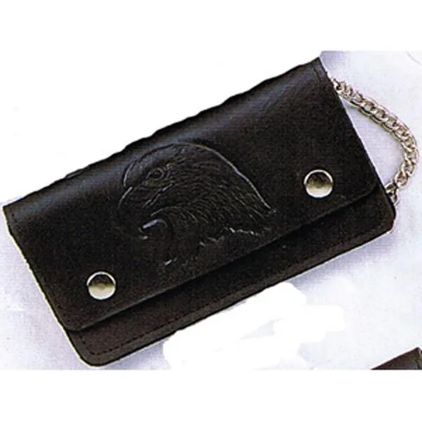 7" Oil Tanned Wallet Eagle