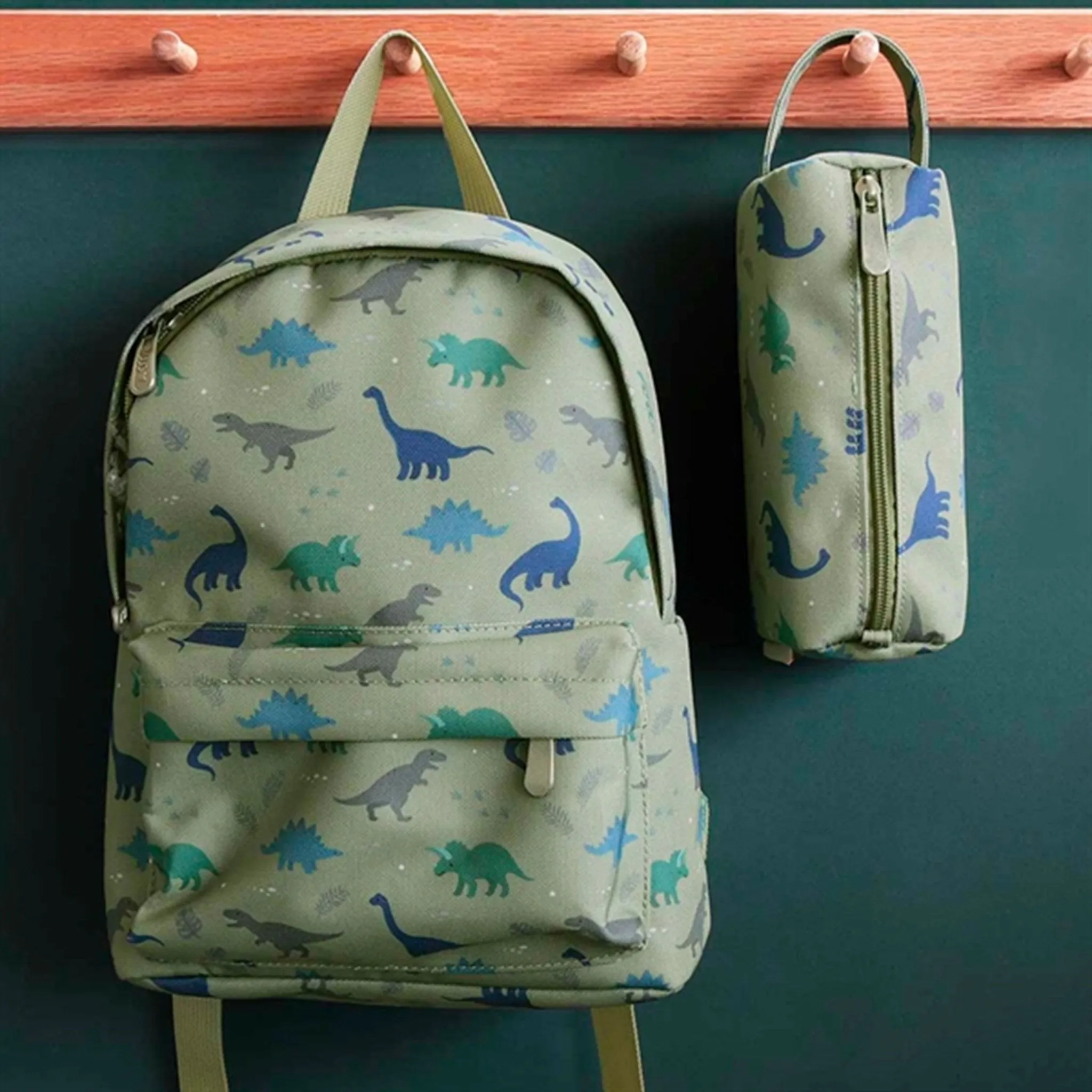 A Little Lovely Company Pencil Case Dinosaurs