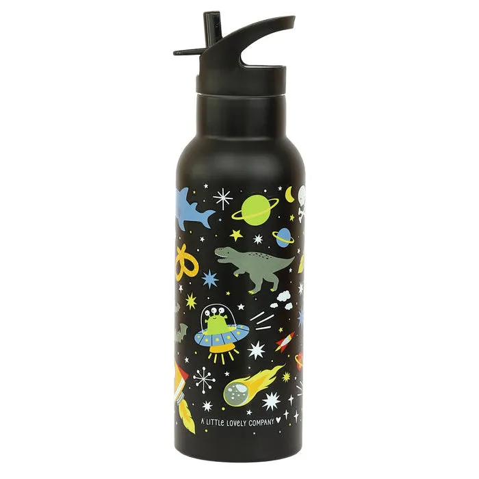 A Little Lovely Company XL Stainless Steel Drink Bottle: Galaxy