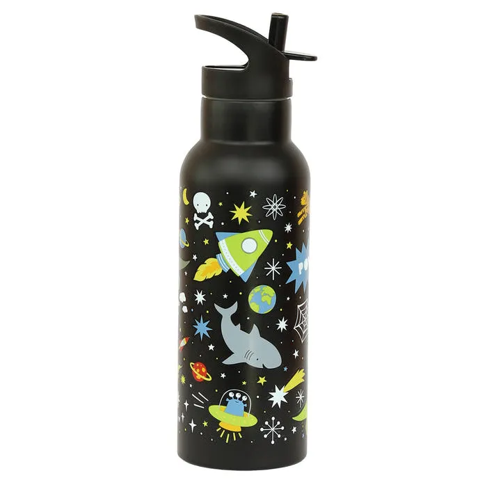 A Little Lovely Company XL Stainless Steel Drink Bottle: Galaxy