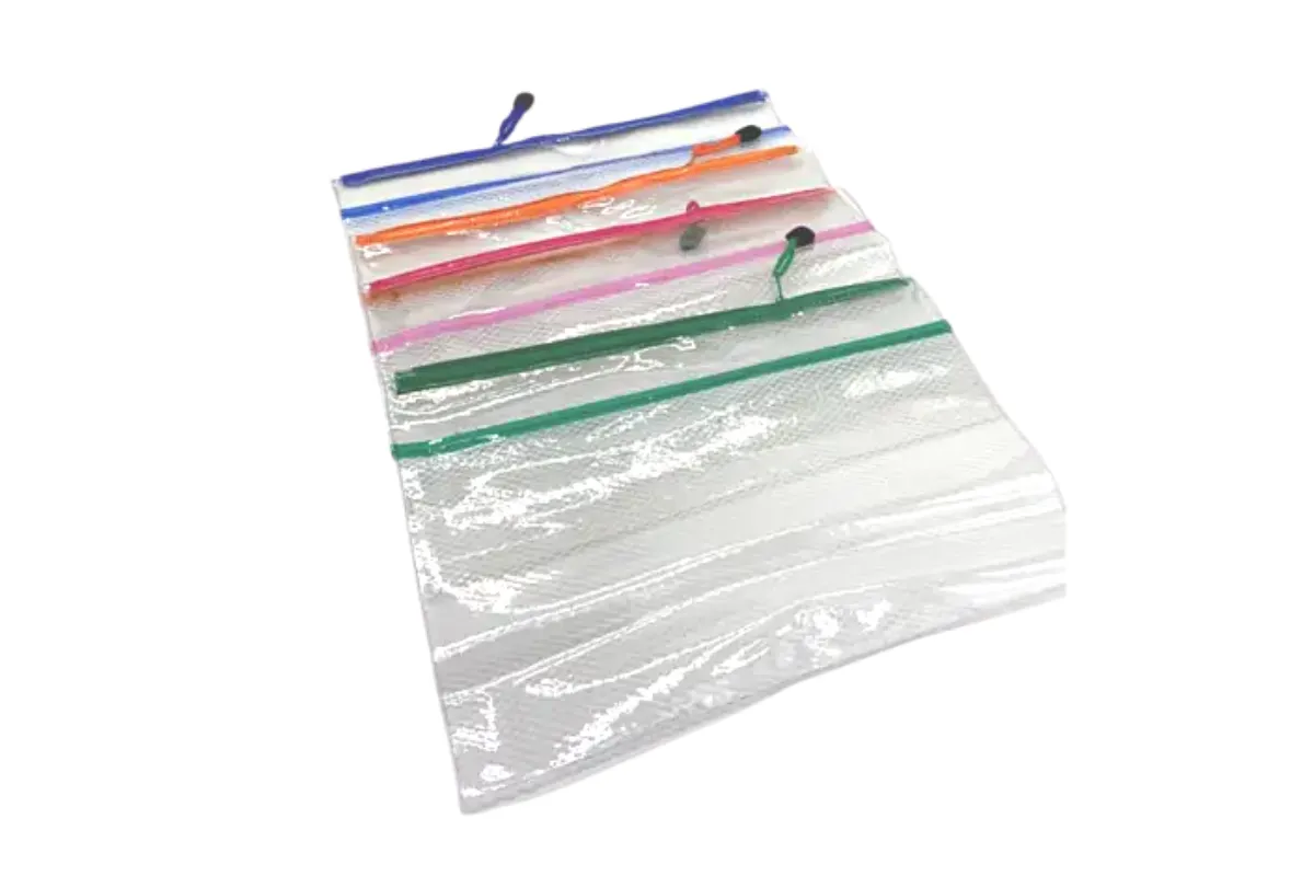 A4 Zipper Transparent PVC Case