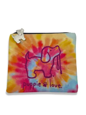 AERIAL TIE DYE ZIPPER POUCH