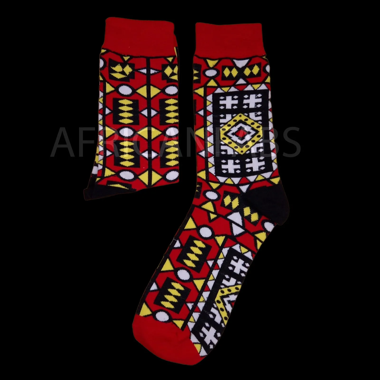 African socks / Afro socks set OWURA in pouch - Set of 4 pairs