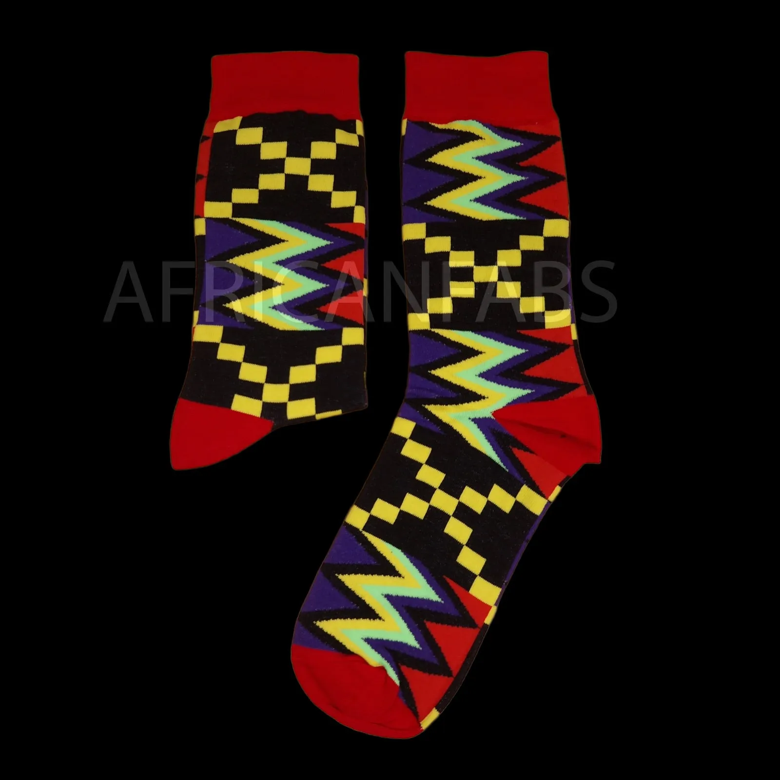 African socks / Afro socks set OWURA in pouch - Set of 4 pairs