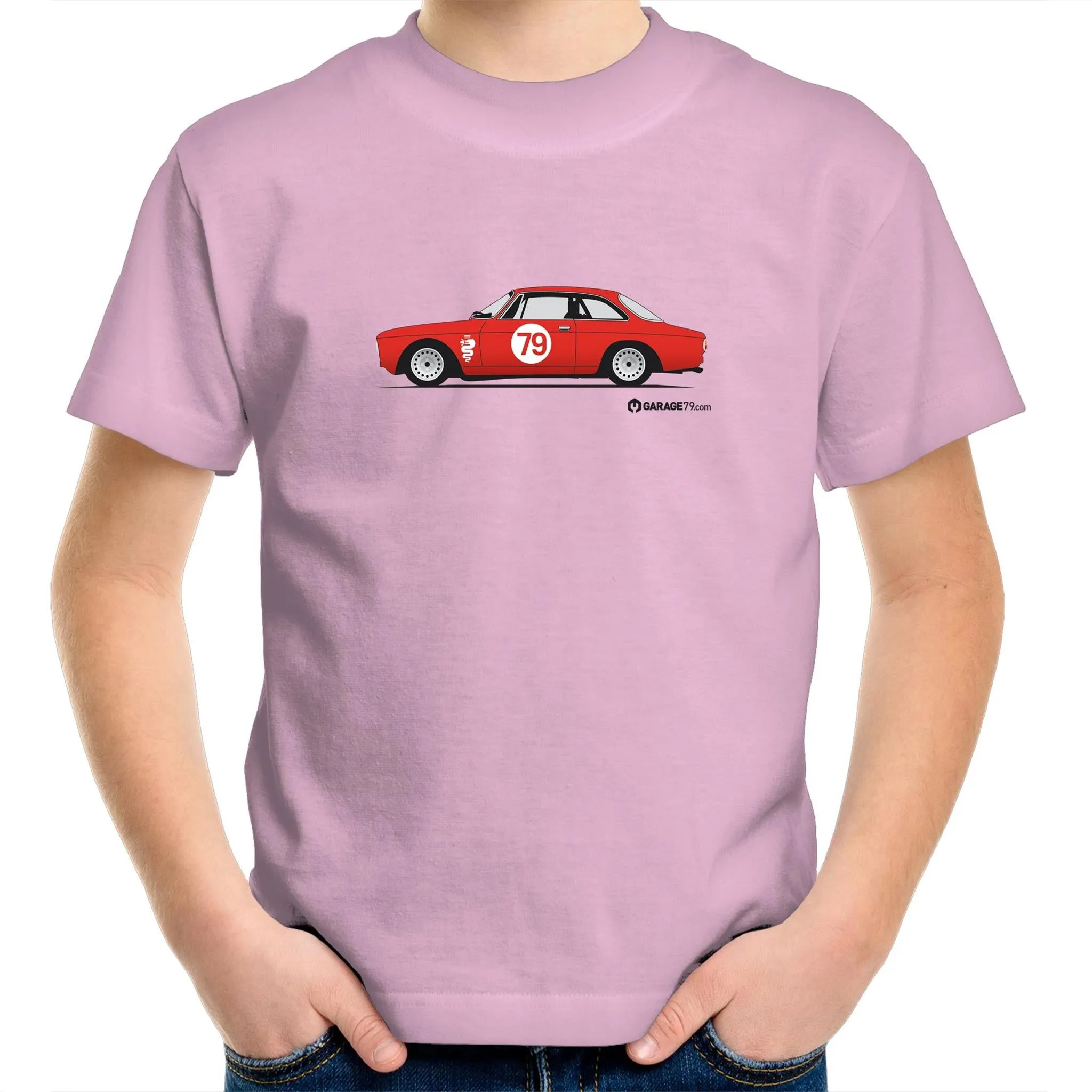 Alfa 105 GTV Kids Youth Crew T-Shirt