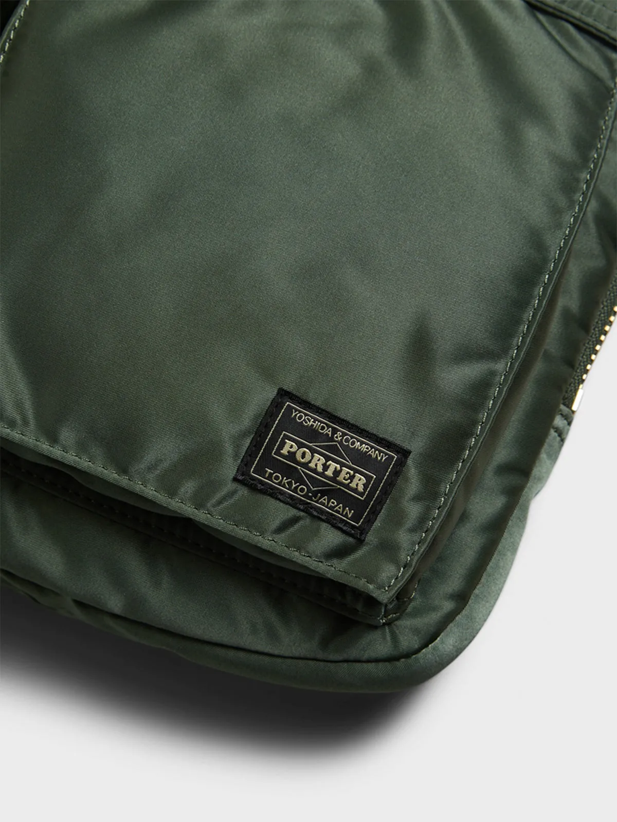 ALL NEW TANKER Document Case in Sage Green