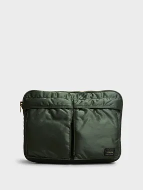 ALL NEW TANKER Document Case in Sage Green