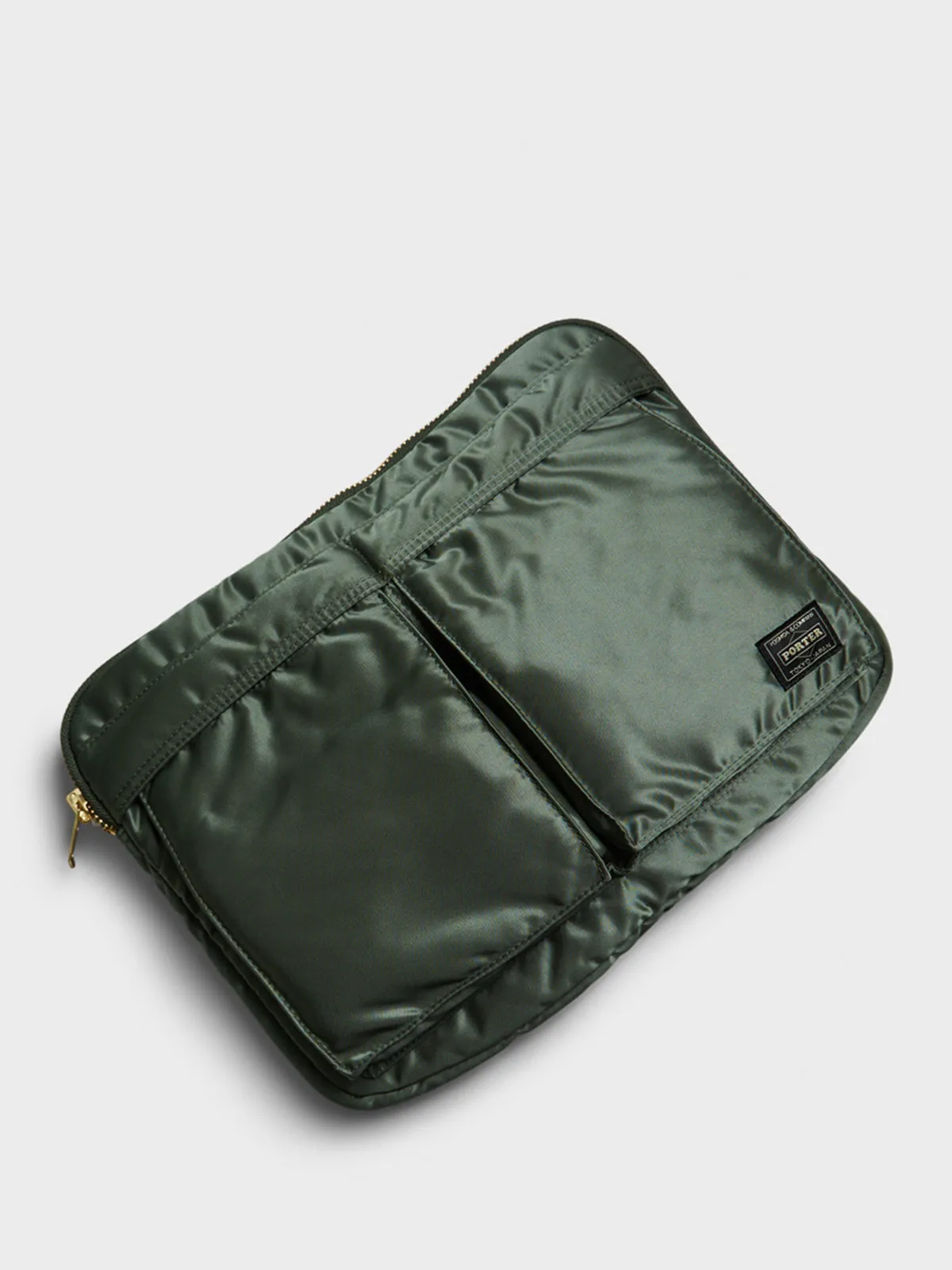 ALL NEW TANKER Document Case in Sage Green