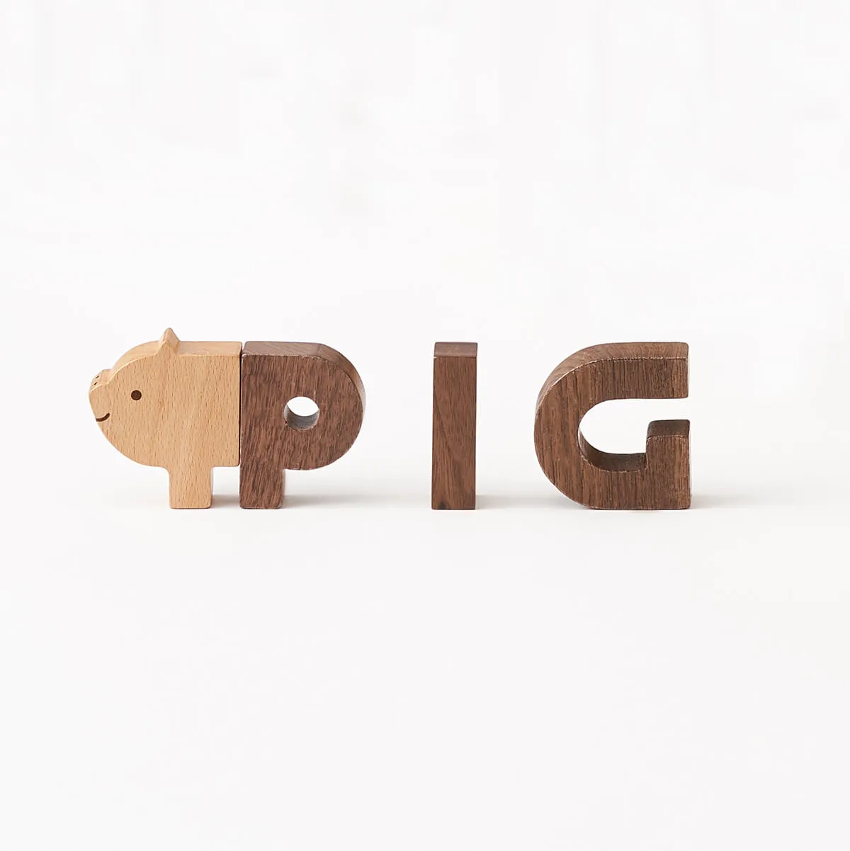 Alphabet Wooden Blocks Play Set by Oioiooi