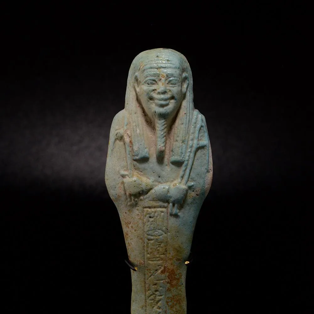 An Egyptian Ushabti for the Overseer of the army Horkhebi, 26th Dynasty ca. 664 -525 BCE