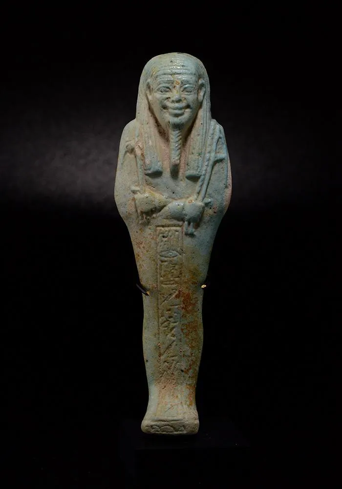 An Egyptian Ushabti for the Overseer of the army Horkhebi, 26th Dynasty ca. 664 -525 BCE