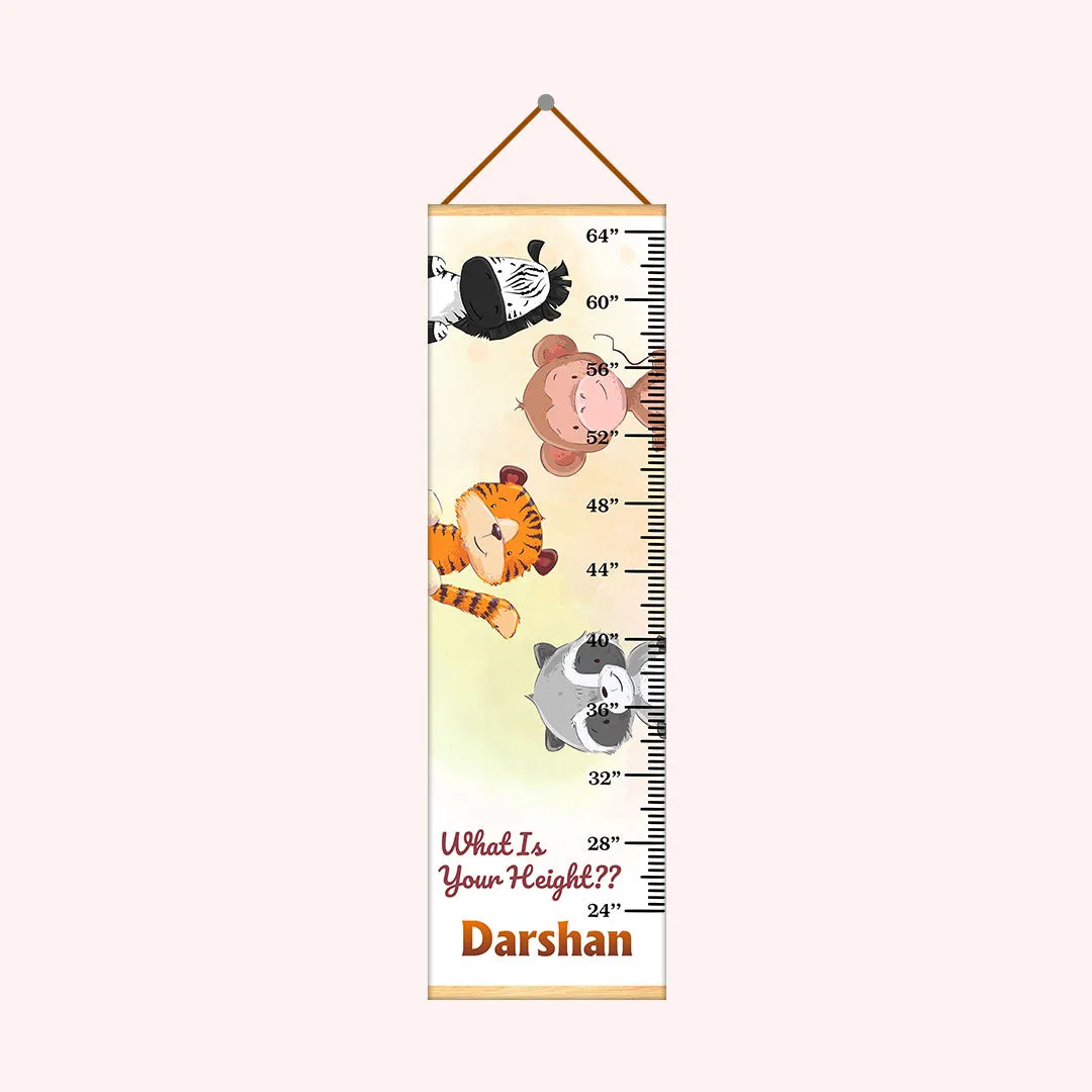 Animal theme Kids Growth scale