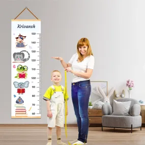 Animals theme Kids Growth scale