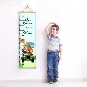 Animals theme Kids Growth scale