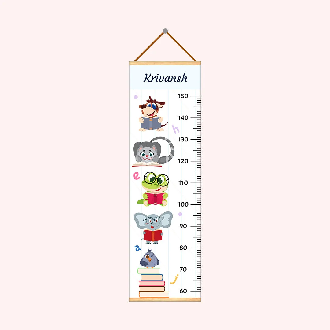 Animals theme Kids Growth scale