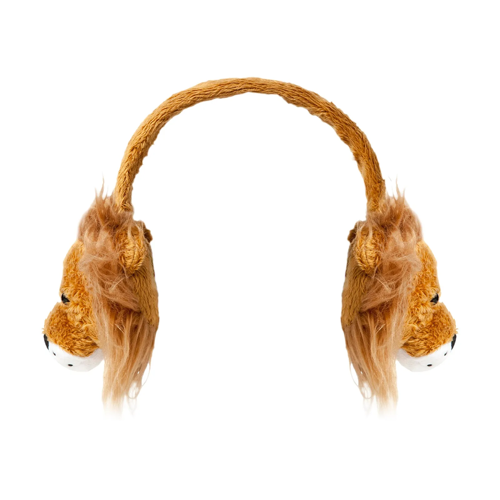 Animalz Ear Headphones Lion | Kids Ear Headphones | Retractable Headphones Cord