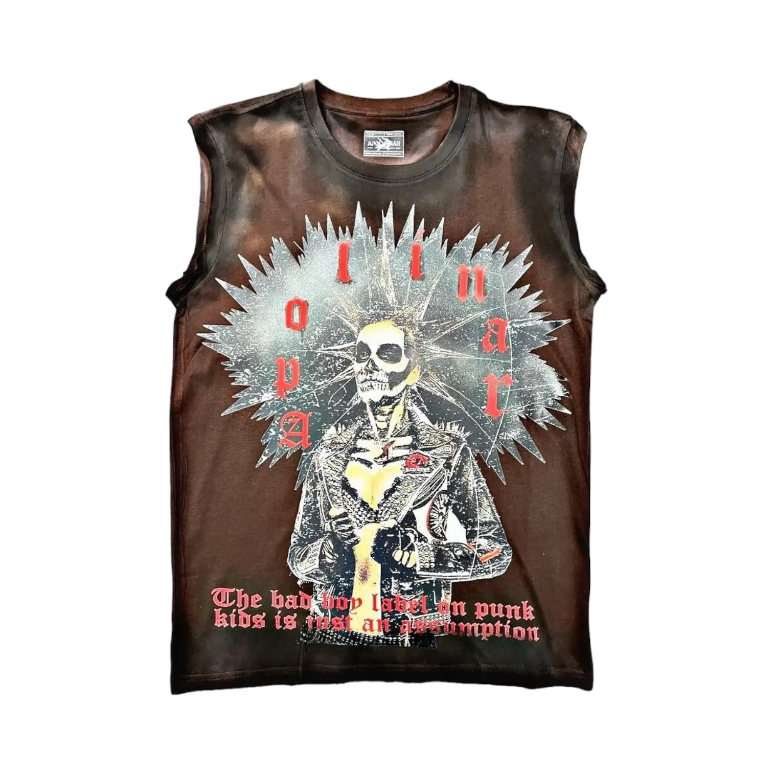 APOLINAR: Punk Kids Sleeveless Tee MUS-104