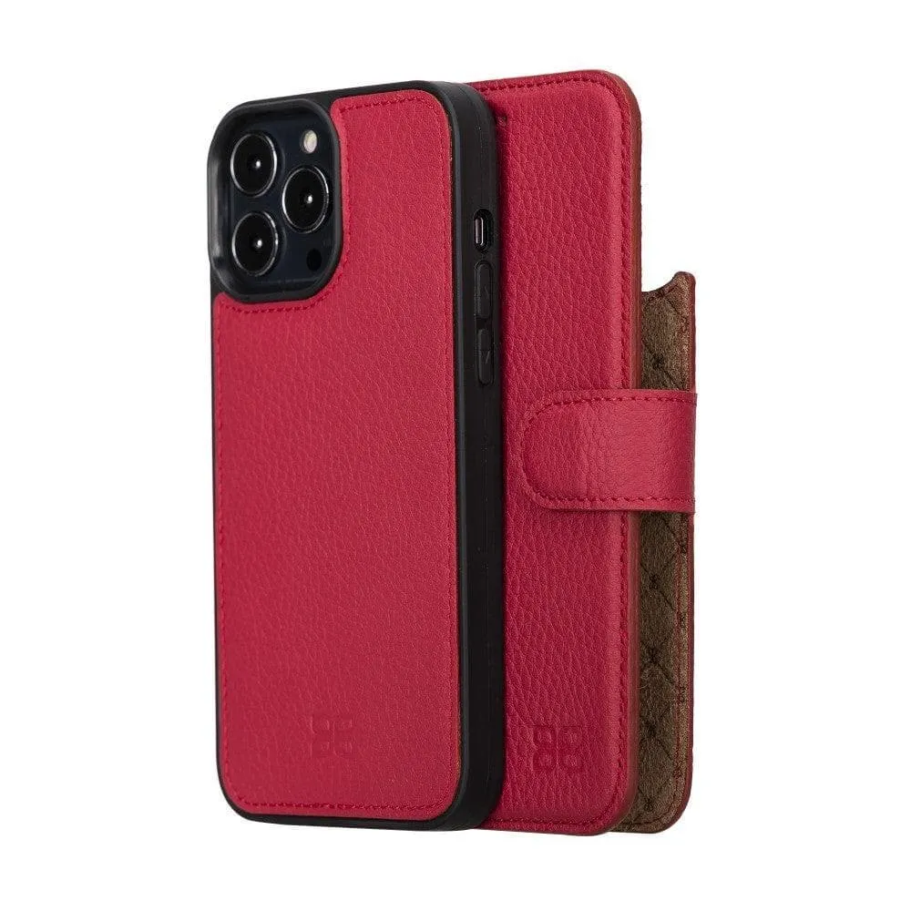 Apple iPhone 13 Series Colorful Detachable Leather Wallet Case - MW