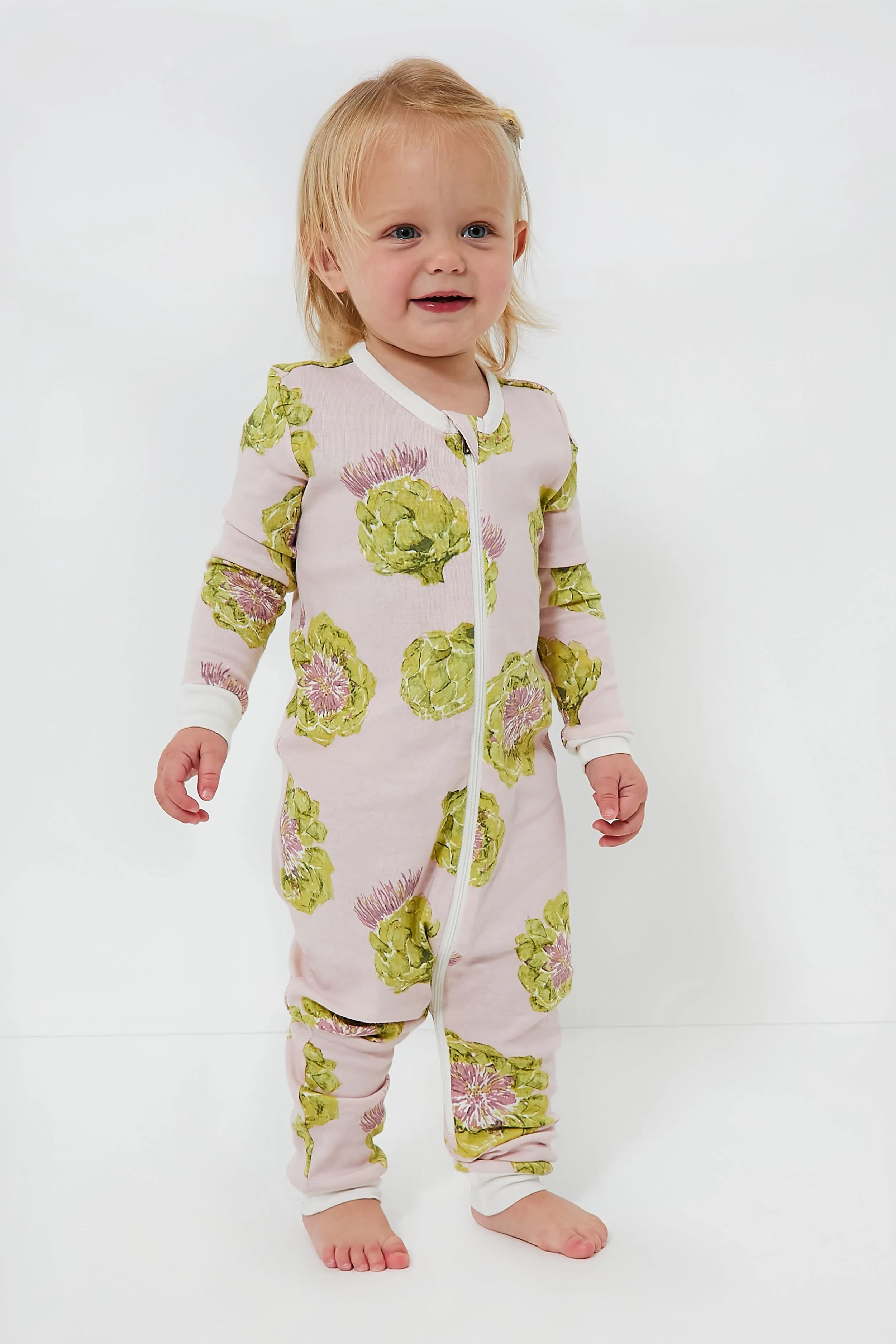 Artichoke Organic Cotton Zipper Pajama