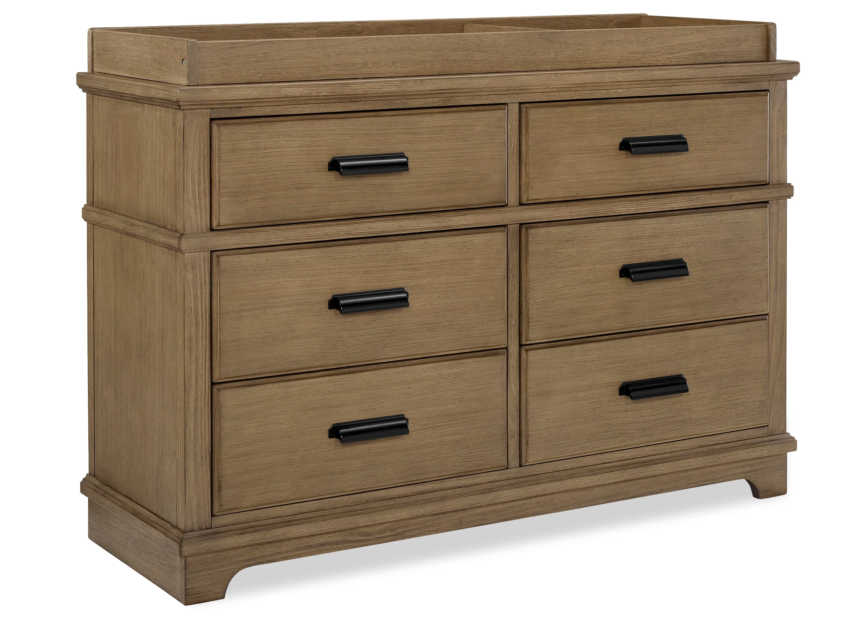 Asher 6 Drawer Dresser with Changing Top and Interlocking Drawers