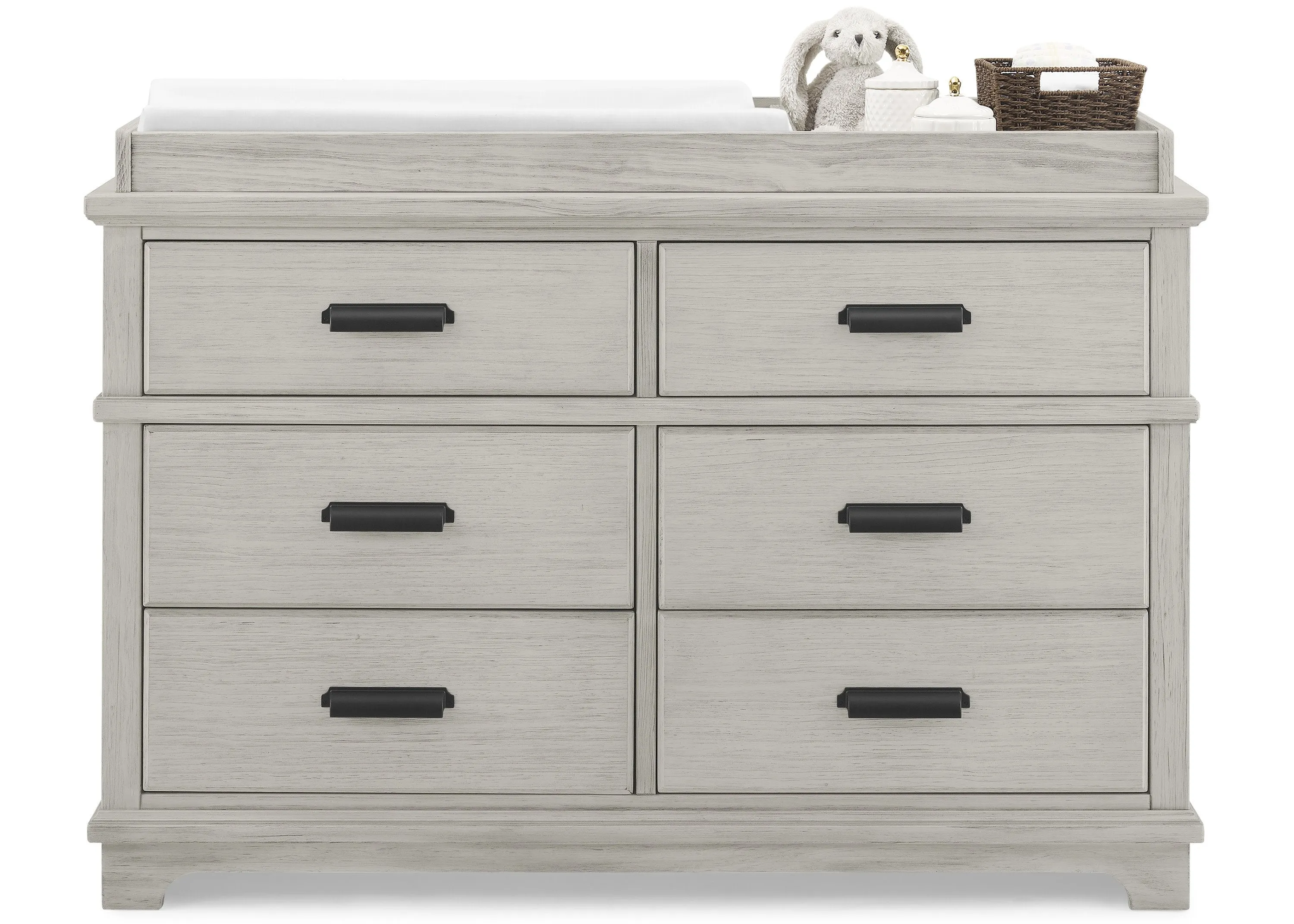 Asher 6 Drawer Dresser with Changing Top