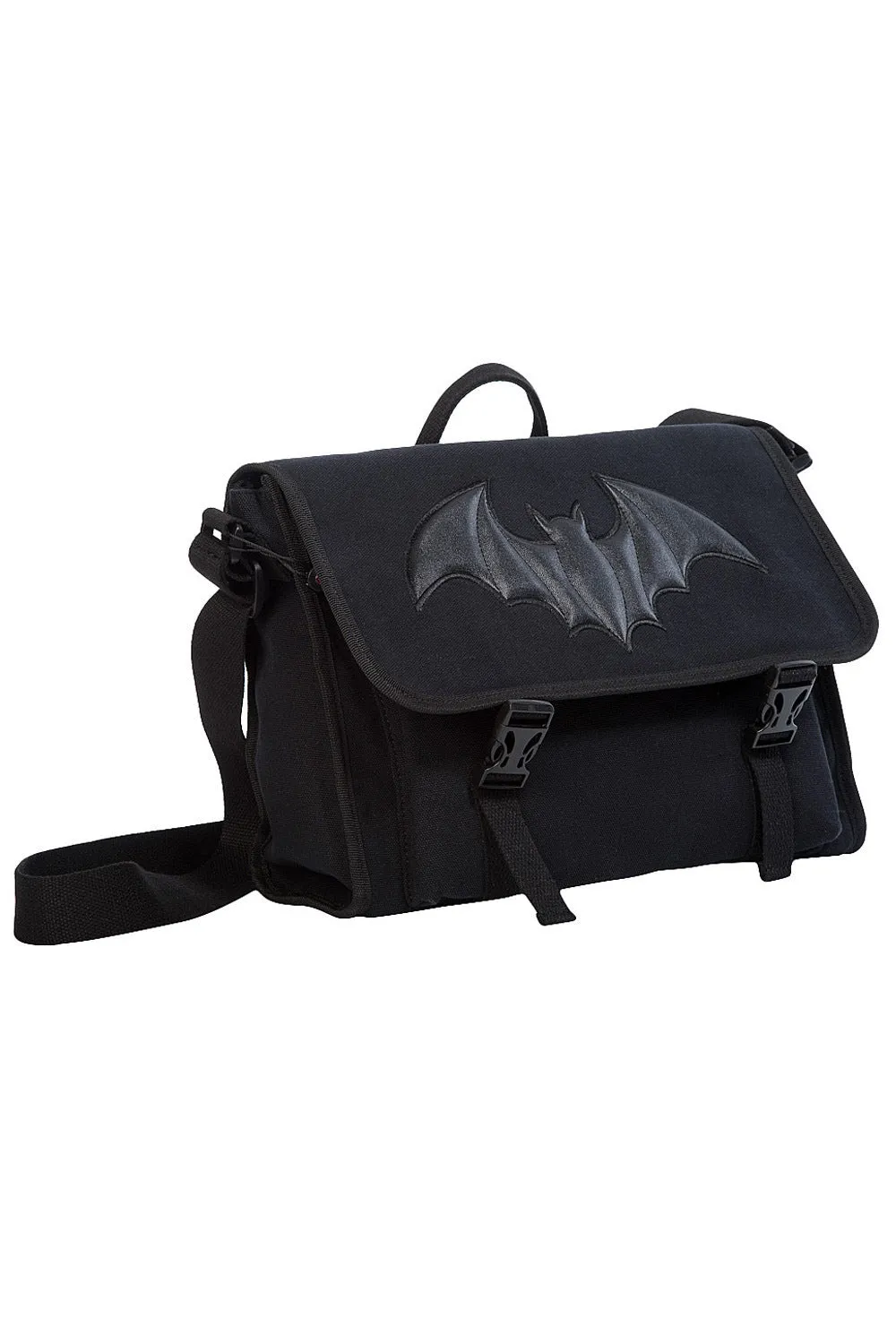 Banned Dragon Frenzy Messenger Laptop Bag Bat Motif