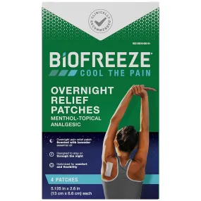 Biofreeze Overnight Pain Relief Patches (4 Pack)