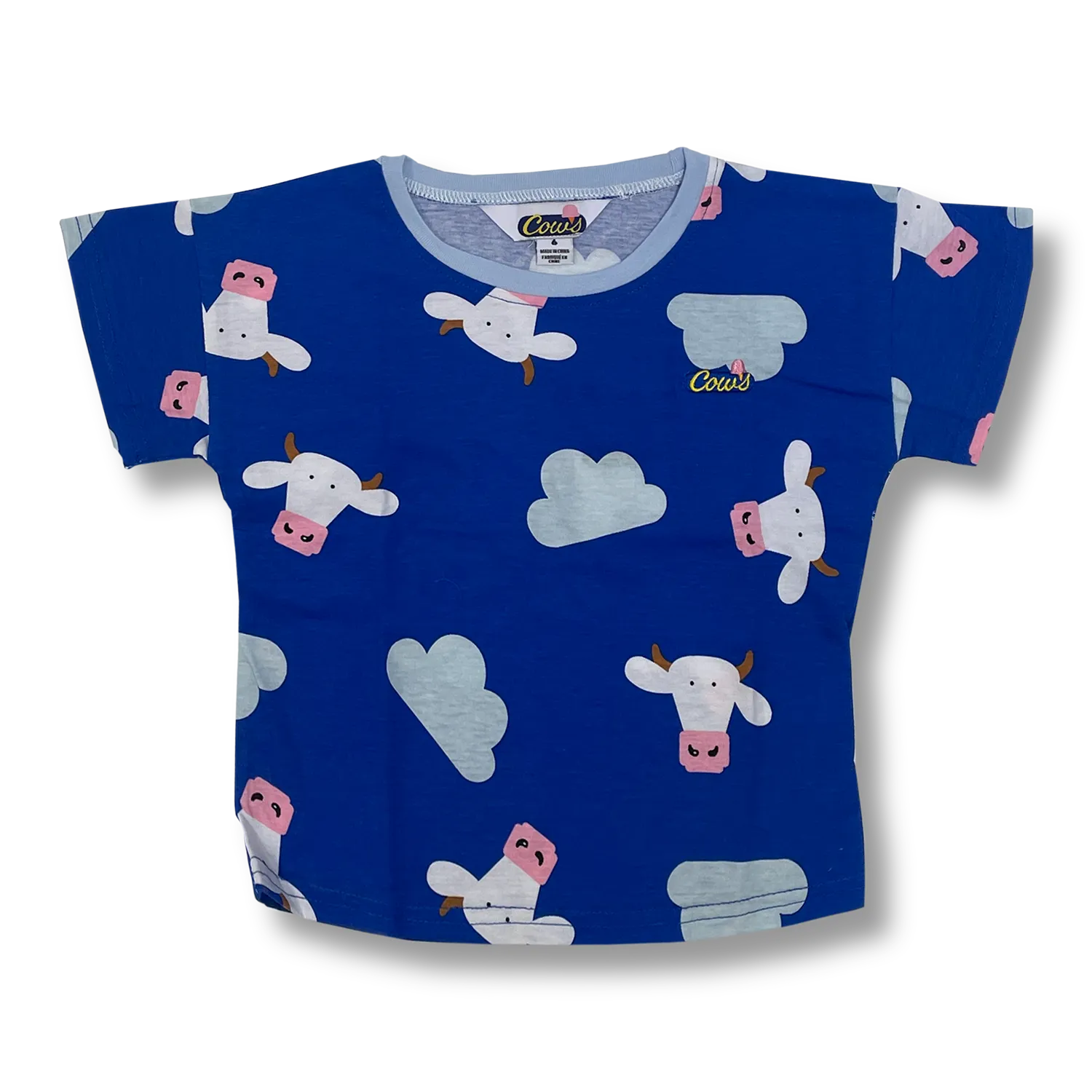 Blue COWS Kids T