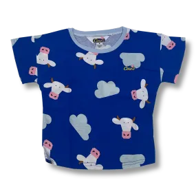 Blue COWS Kids T