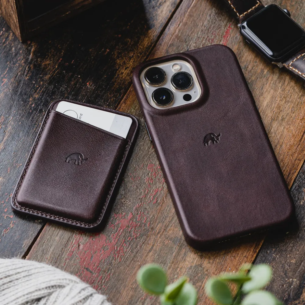 BOGO 50% OFF Minimalist iPhone Case & Wallet - Bourbon