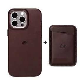 BOGO 50% OFF Minimalist iPhone Case & Wallet - Bourbon