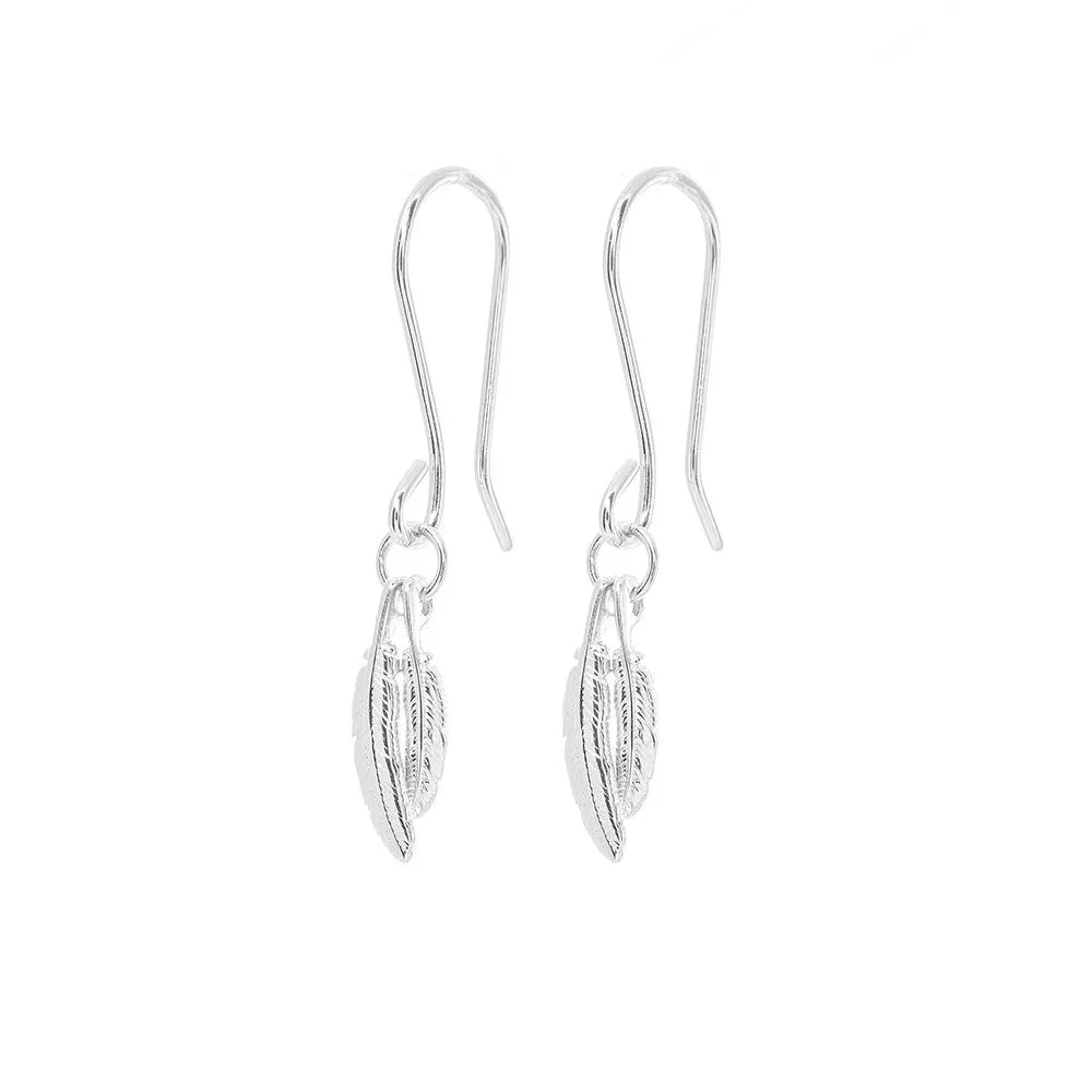 Boh Runga Mini Messenger Earrings - Duo Mirimiro Drop