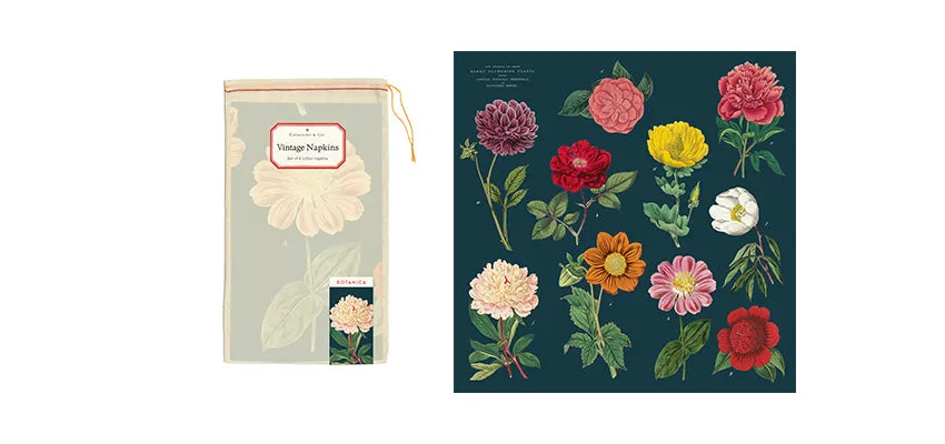 Botanica Vintage Cloth Napkins