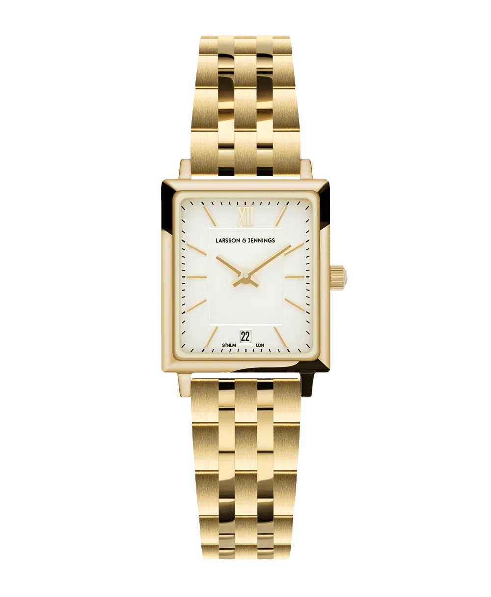 Boyfriend Mini Classic Gold White 31mm