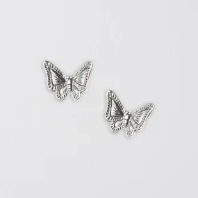 Butterfly Silver Ear Stud