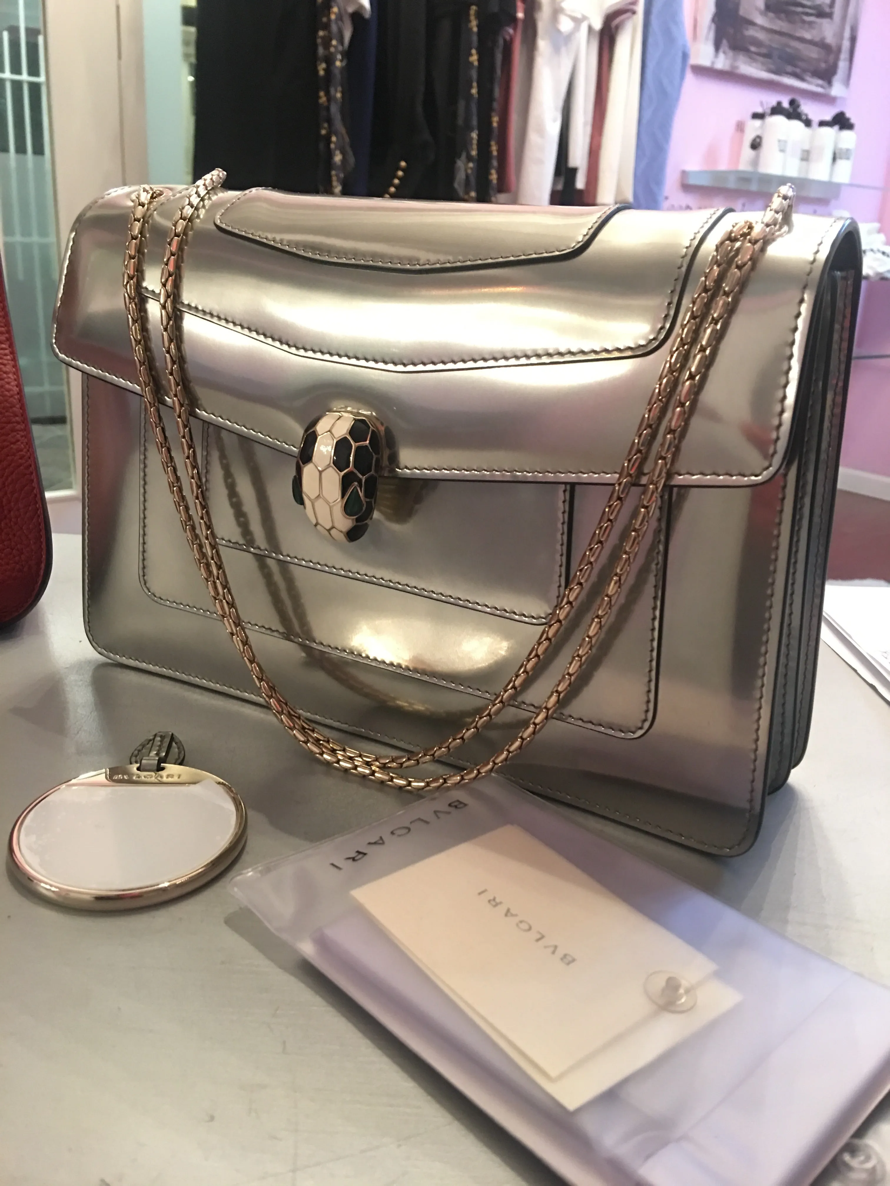 Bvlgari serpentine bag