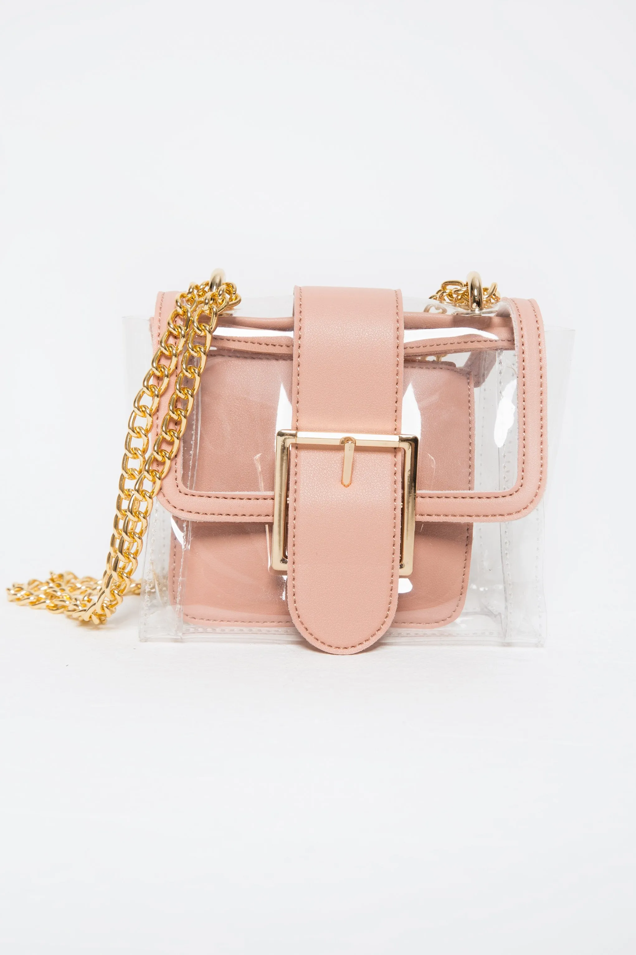 Cantaloupe Peach Trim Transparent Bag