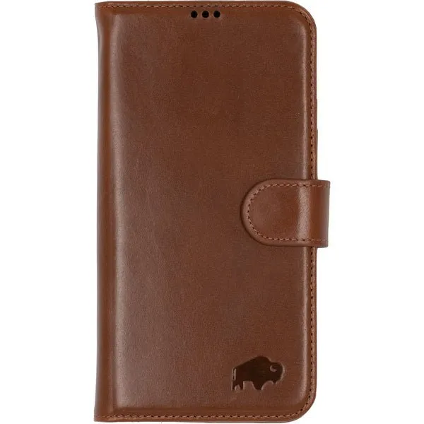 Carson iPhone 14 PRO Wallet Case, Burnished Tan