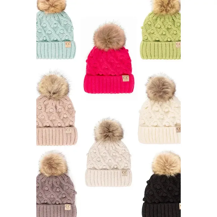 C.C Bobble Beanie Kids Hat