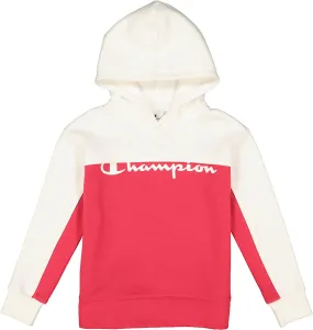 Champion Hoodie Kids 403947 white pink / white black