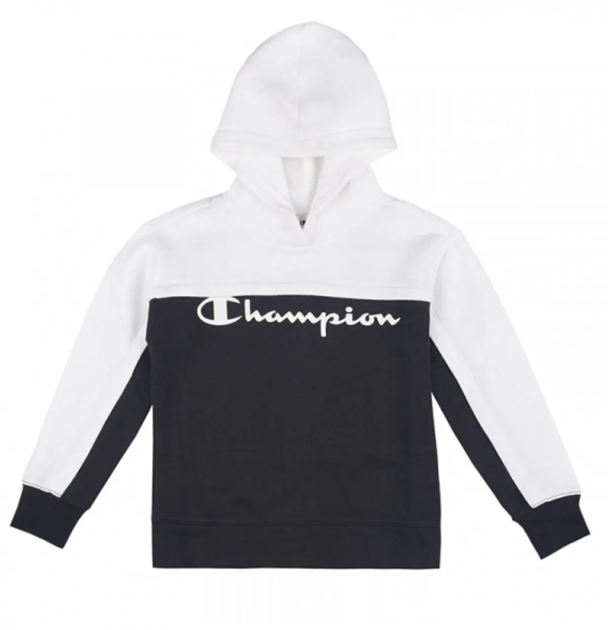 Champion Hoodie Kids 403947 white pink / white black